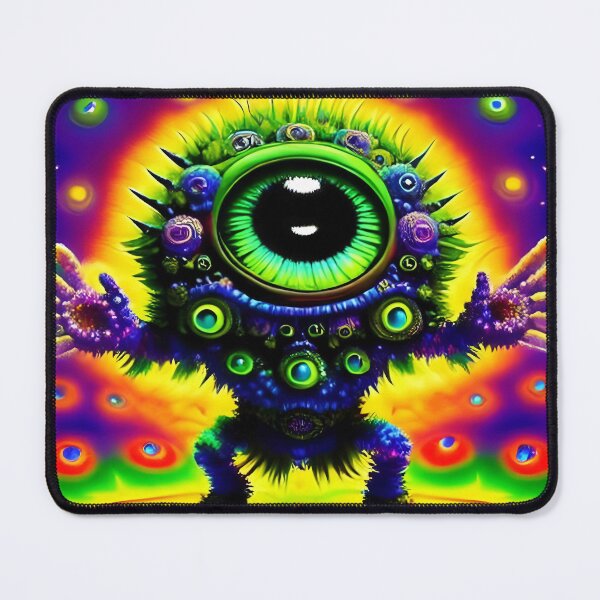 Item preview, Alien Robot Psychedelic Martian Little Green Man designed and sold by Anticulture.