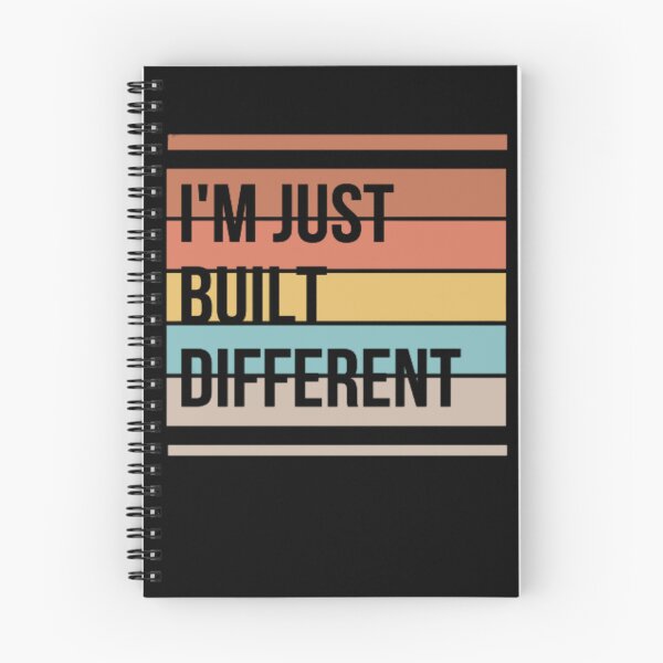 Item preview, I'm Just Built Different - Funny Saying  designed and sold by Nero9o.
