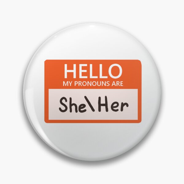 Item preview, She/Her Pronoun Intro designed and sold by DanteGonzalez.