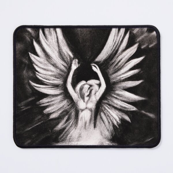 Item preview, Angelic Resurrection: Charcoal Fury designed and sold by PrintSideYerp.
