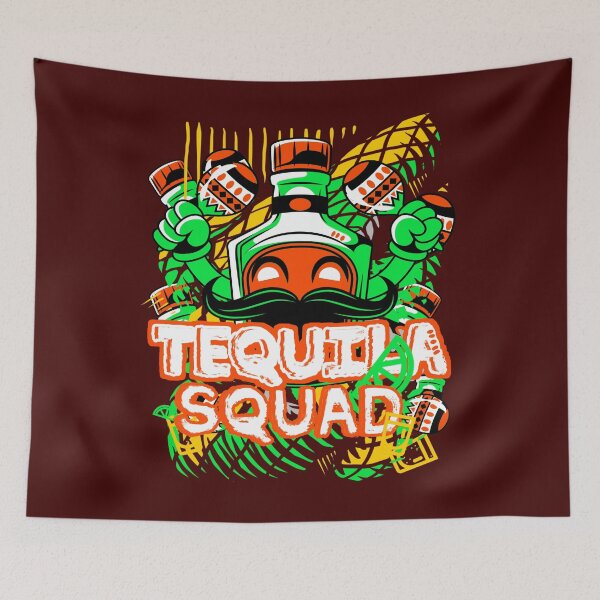 Item preview, Tequila Bottles Group Funny Tequila Party Friends Circle Red Green designed and sold by vibeno1.