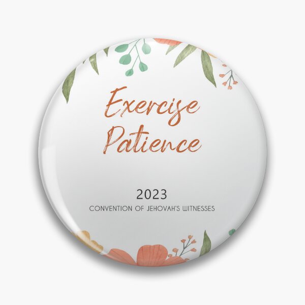 Item preview, Exercise Patience (Floral) designed and sold by KA DESIGNS.