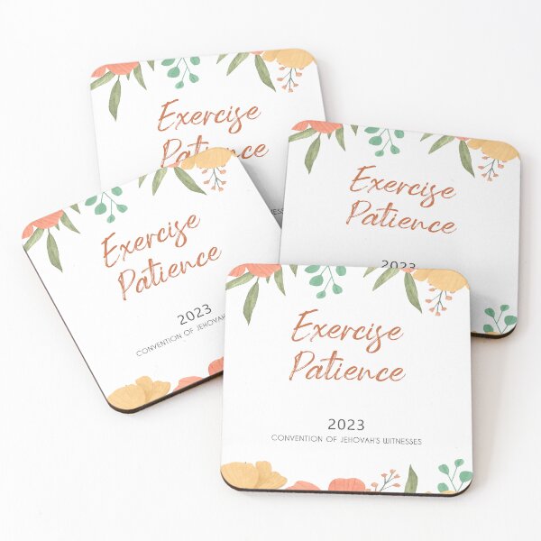 Item preview, Exercise Patience (Floral) designed and sold by KA DESIGNS.
