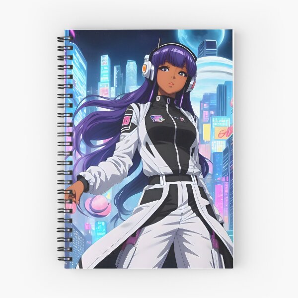 Item preview, Moonlit Boulevard | Black Anime Girl designed and sold by blackanimemecca.