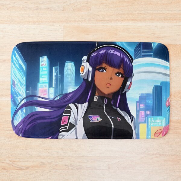 Item preview, Moonlit Boulevard | Black Anime Girl designed and sold by blackanimemecca.