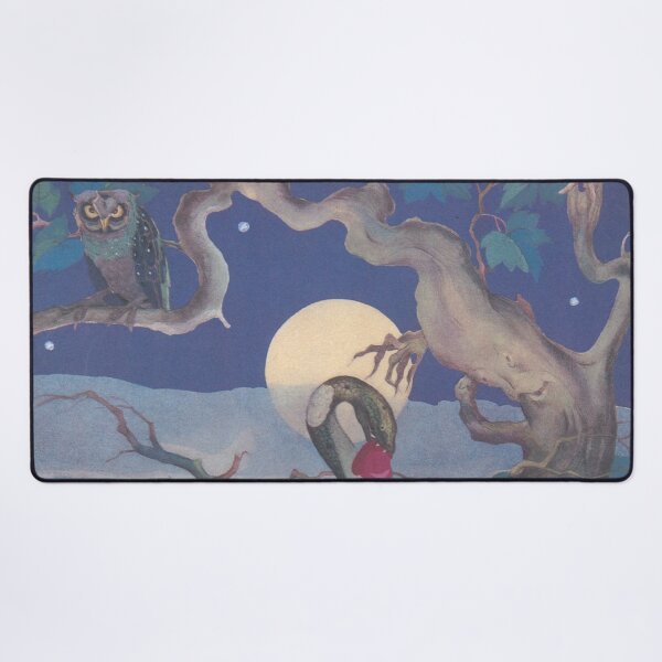 Item preview, Vintage Poster Horror Aesthetic with Owl, Snake and Full Moon designed and sold by LaCaDesigns.