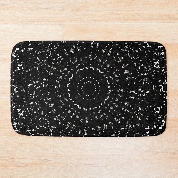 Item preview, Monochromatic Black and White Mandala Abstract Round Distorted Lace Doily designed and sold by kattakitty.