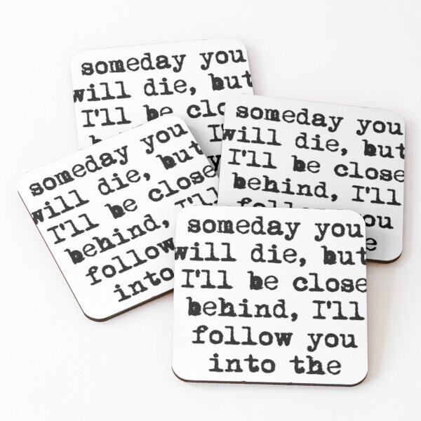 Item preview, i_ll follow you into the dark death cab for cutie designed and sold by RoguesAndKnavee.