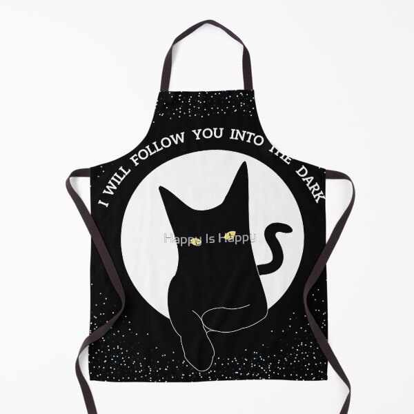 Item preview, Death cab for cutie, black cat with yellow eyes into the dark designed and sold by RoguesAndKnavee.