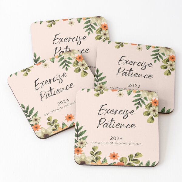 Item preview, Exercise Patience (Floral) designed and sold by KA DESIGNS.