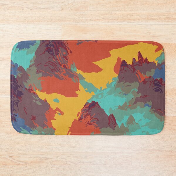 Item preview, Vintage Abstract Mountain Illustration:- Abstract Landscape Illustration of Mountain Scenery designed and sold by typoinspired.