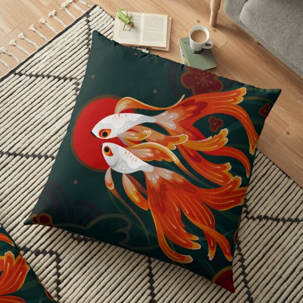 Deux comètes Coussin de sol