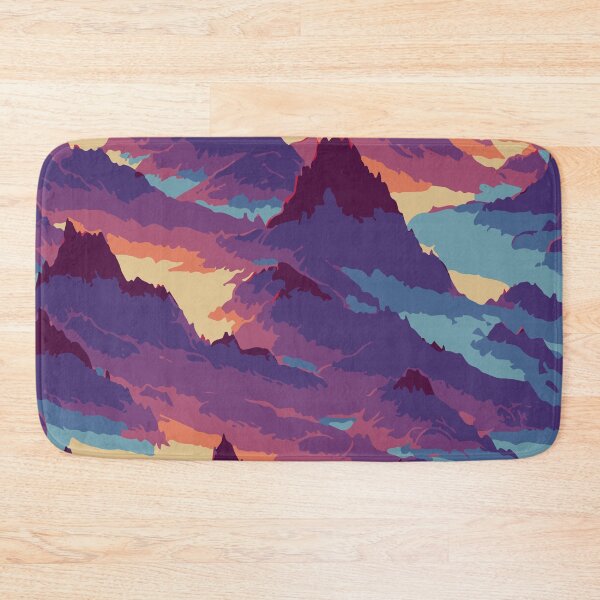 Item preview, Vintage Abstract Mountain Illustration:- Abstract Landscape Illustration of Mountain Scenery designed and sold by typoinspired.