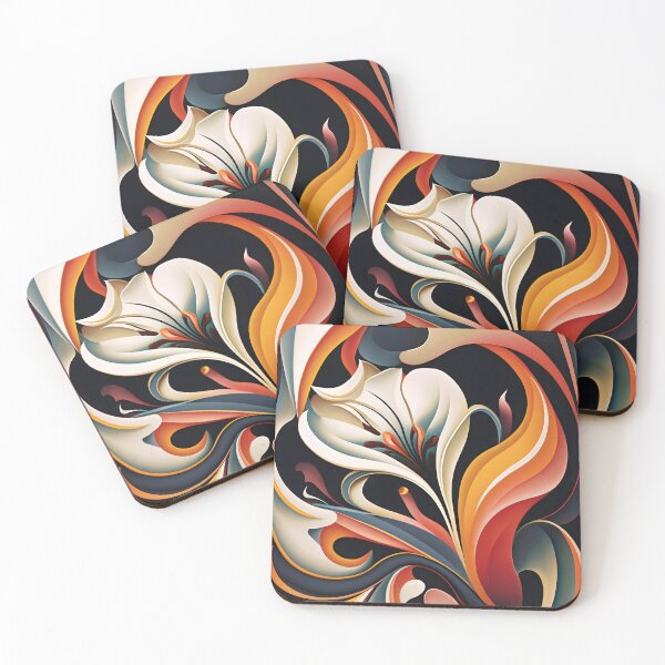 Item preview, Lily's graceful flow in abstract designed and sold by Jay Platt.