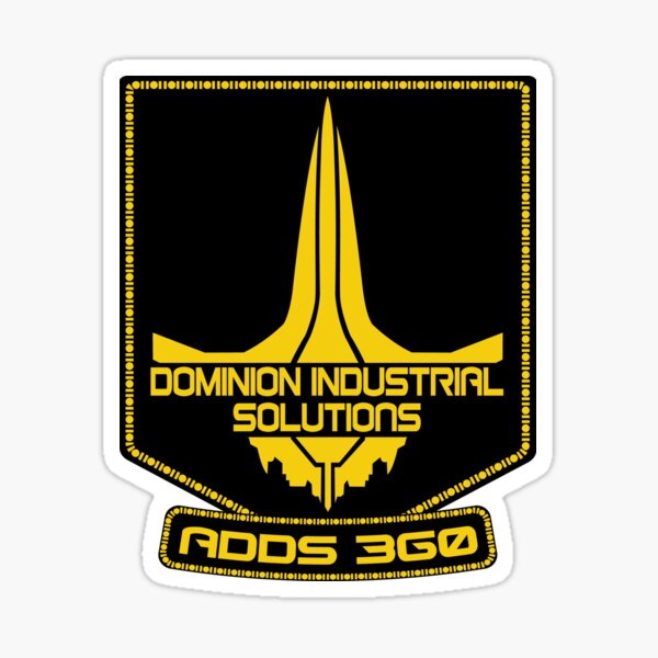 Fügt das 360-Dominion-Industrieabzeichen hinzu Sticker