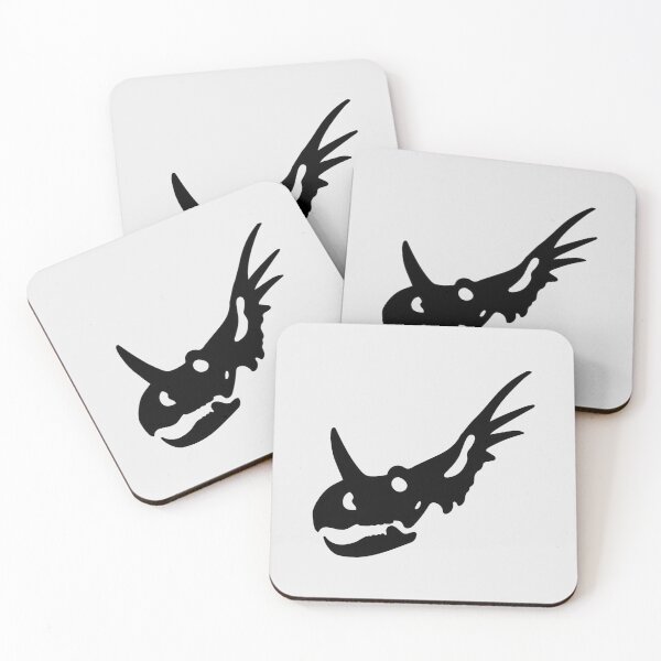 Item preview, Styracosaurus skull - black designed and sold by Skeleton Crew.