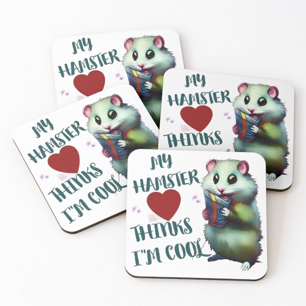 Item preview, Hamster Dad T-Shirts for Sale , thinks i'm cool funny cute pet  lovers, designed and sold by Kevchu1616.