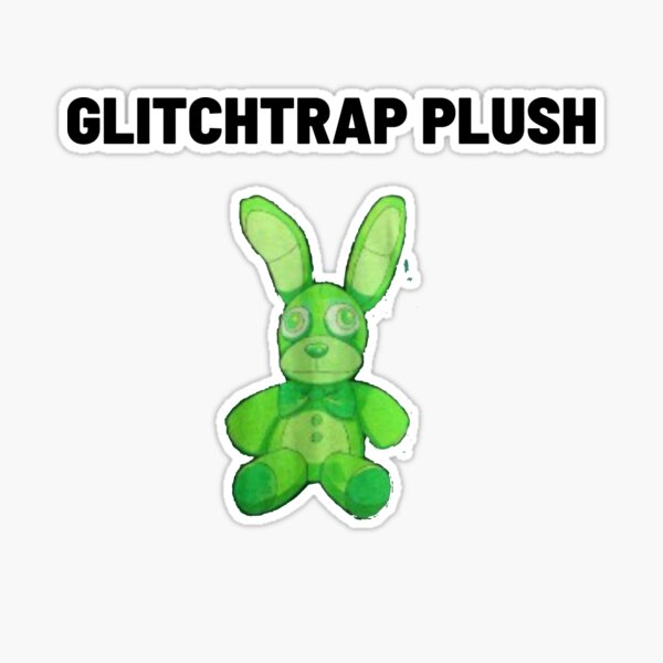 Glitchtrap Plush Sticker for Sale by chronodia