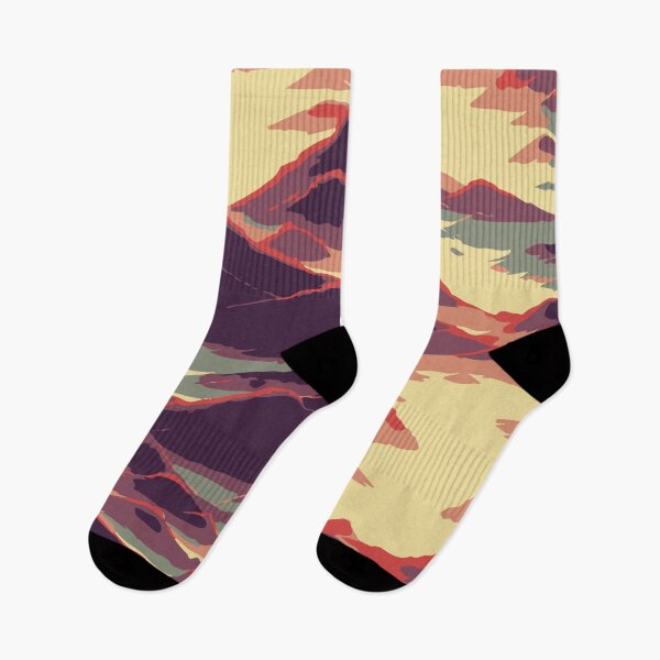 Item preview, Vintage Abstract Mountain Illustration:- Abstract Landscape Illustration of Mountain Scenery designed and sold by typoinspired.