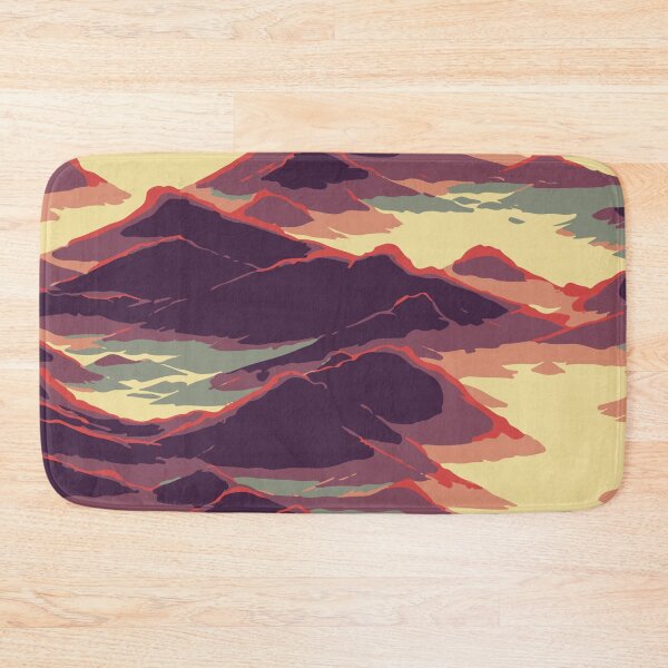 Item preview, Vintage Abstract Mountain Illustration:- Abstract Landscape Illustration of Mountain Scenery designed and sold by typoinspired.