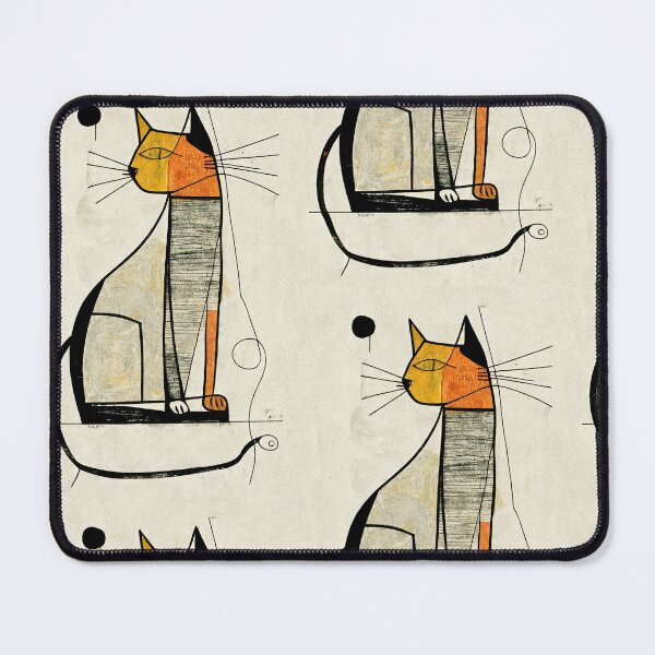 Item preview, Orange Cat Composition Art  designed and sold by CosyDesign.