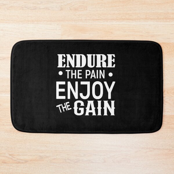 Item preview, Endure The Pain Enjoy The Gain-Quotations designed and sold by DigitalNobleman.
