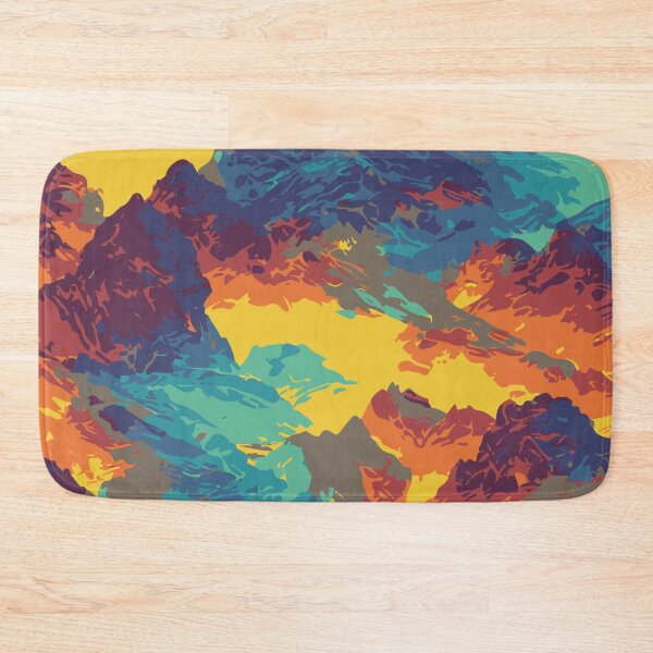 Item preview, Vintage Abstract Mountain Illustration:- Abstract Landscape Illustration of Mountain Scenery designed and sold by typoinspired.