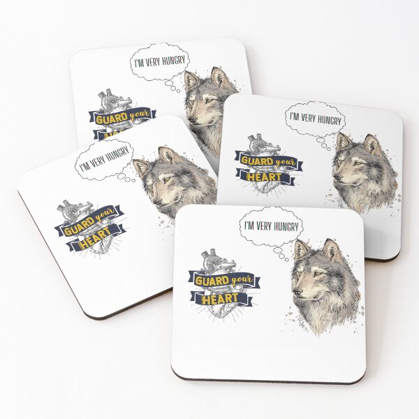 Item preview, Guard your Heart from the Hungry Wolf #animals #forest designed and sold by PixelPizzazz.