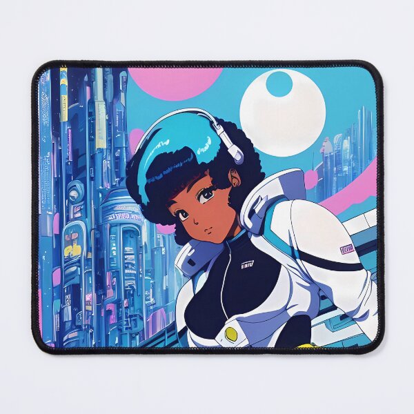 Item preview, Spacepunk Reverie | Black Anime Girls designed and sold by blackanimemecca.