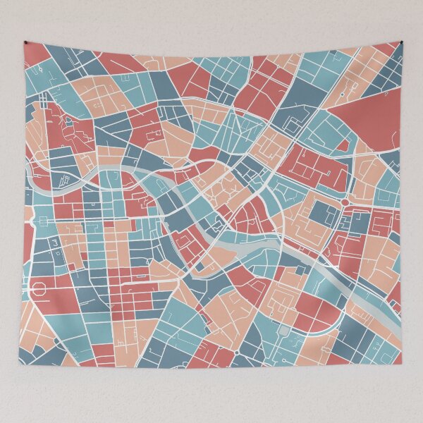Item preview, Colorful Berlin map designed and sold by AnnaGo.