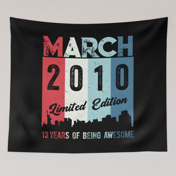 Item preview, Vintage March 2010 Classic Being Awesome Retro Birthday designed and sold by orvnealar.