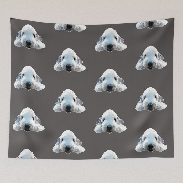 Item preview, Bedlington Terrier Head Art designed and sold by ElegantCat.