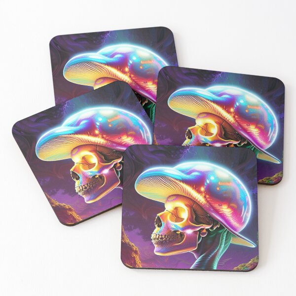 Item preview, Shroom Surreal Skull Journey 13 designed and sold by Benito Del Ray.