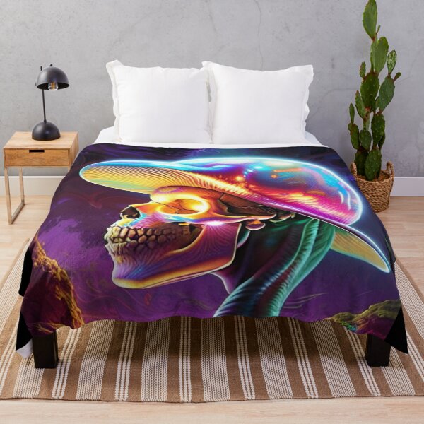 Item preview, Shroom Surreal Skull Journey 13 designed and sold by Benito Del Ray.