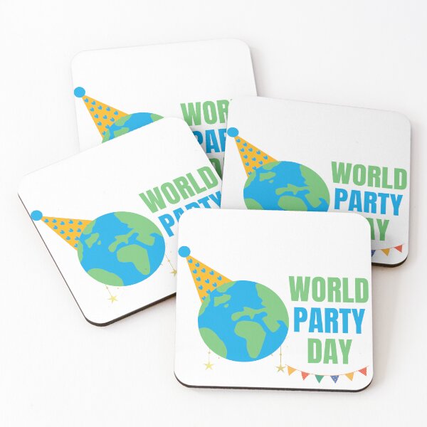 Item preview, world party day designed and sold by xkiyal Art.