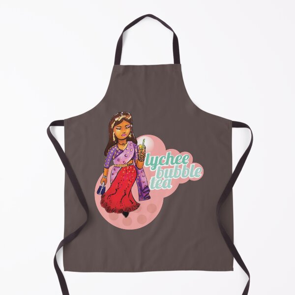 Item preview, A Woman and her lychee bubble tea designed and sold by umasharda.