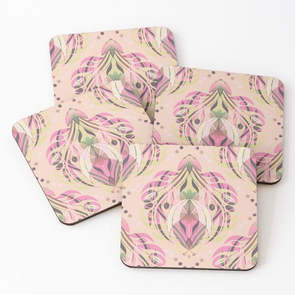 Item preview, ABSTRACT DELIGHT Peach designed and sold by Carina Parry Studios.