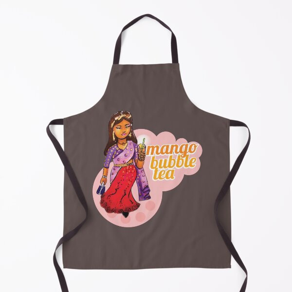 Item preview, A Woman and her mango bubble tea designed and sold by umasharda.