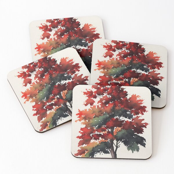 Item preview, Stunning Watercolor Maple Tree Art for Your Home designed and sold by DafGole.