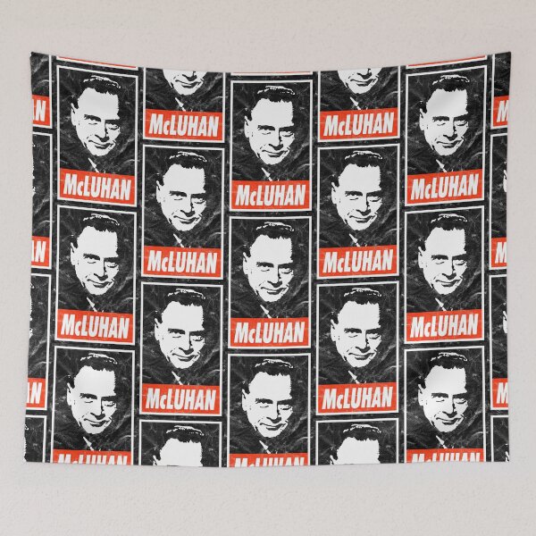 Item preview, Marshall McLuhan (White Worn Look) designed and sold by politicalamity.