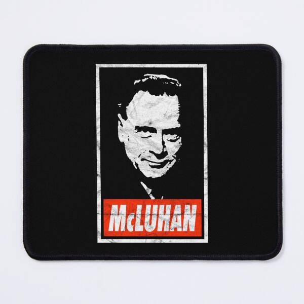 Item preview, Marshall McLuhan (Black Worn Look) designed and sold by politicalamity.