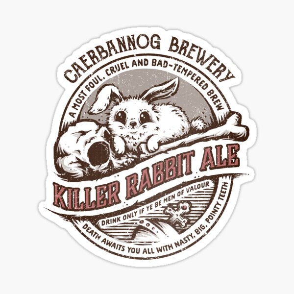 Artikel-Vorschau von Killer-Kaninchen-Ale, designt und verkauft von kg07.