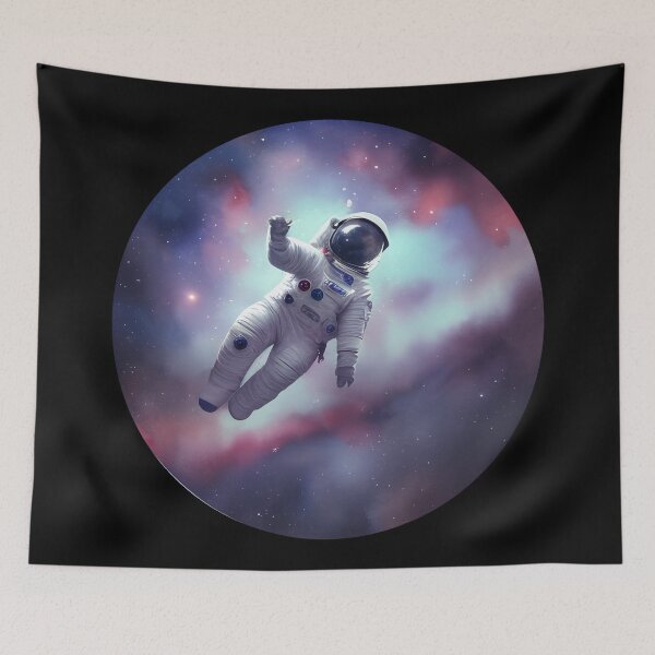 Item preview, Floating astronaut designed and sold by CosmicNox.