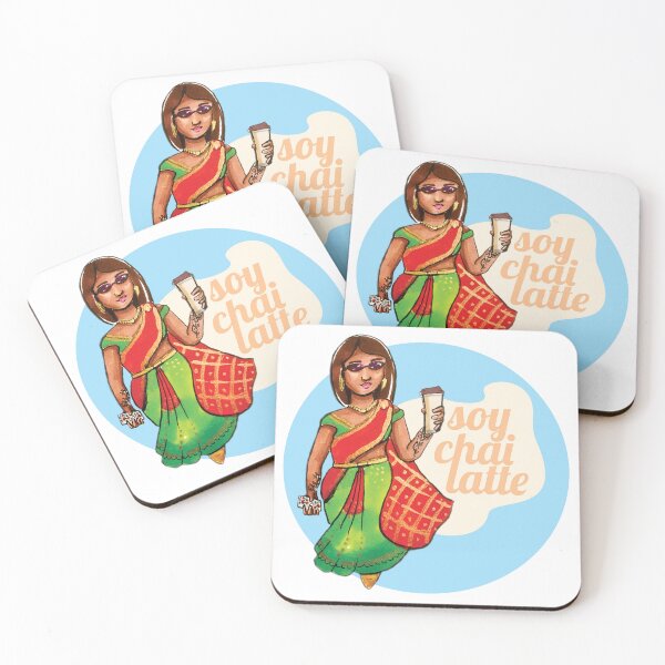 Item preview, A Woman and her soy chai latte designed and sold by umasharda.