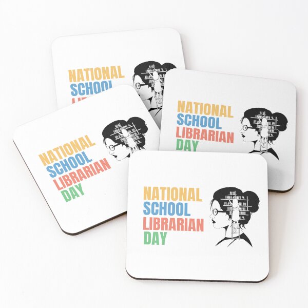 Item preview, national school librarian day designed and sold by xkiyal Art.