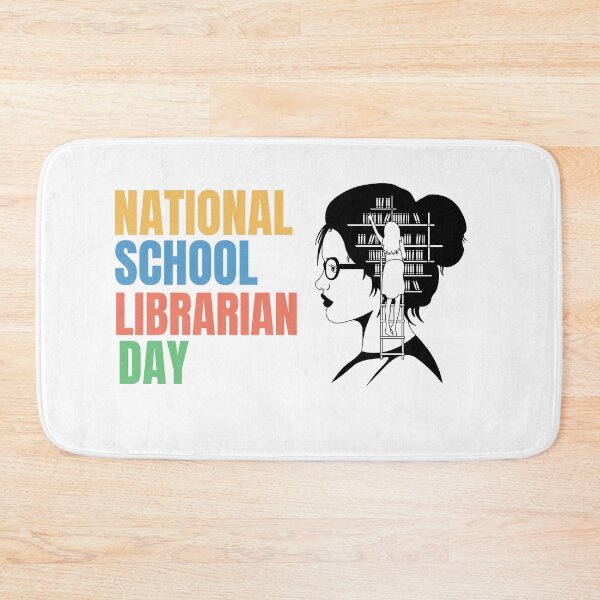 Item preview, national school librarian day designed and sold by xkiyal Art.