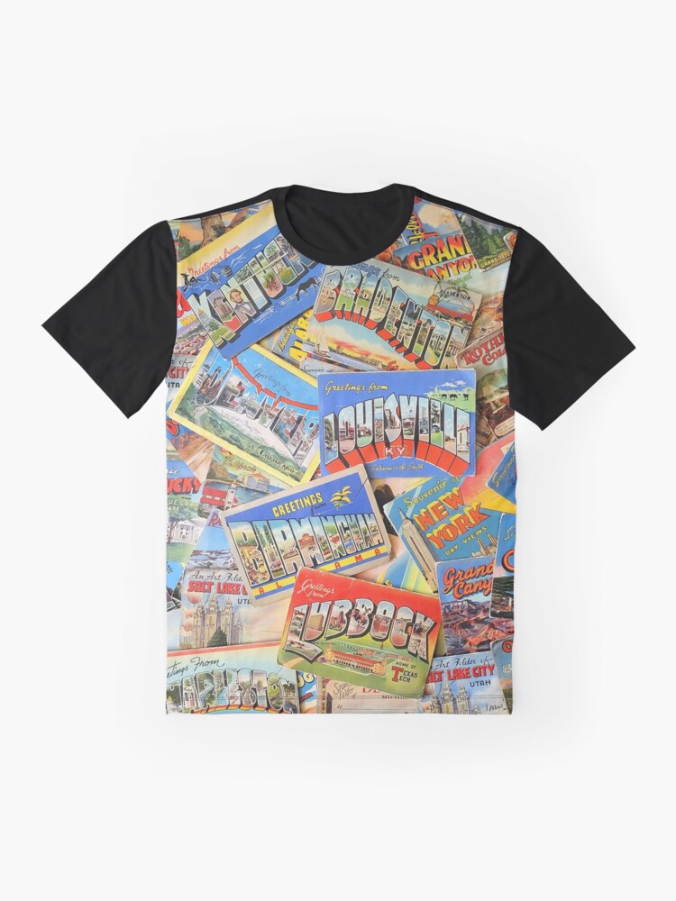 Vintage Postcards Vintage Graphic T-Shirt | Redbubble