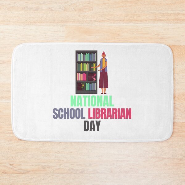 Item preview, national school librarian day designed and sold by xkiyal Art.