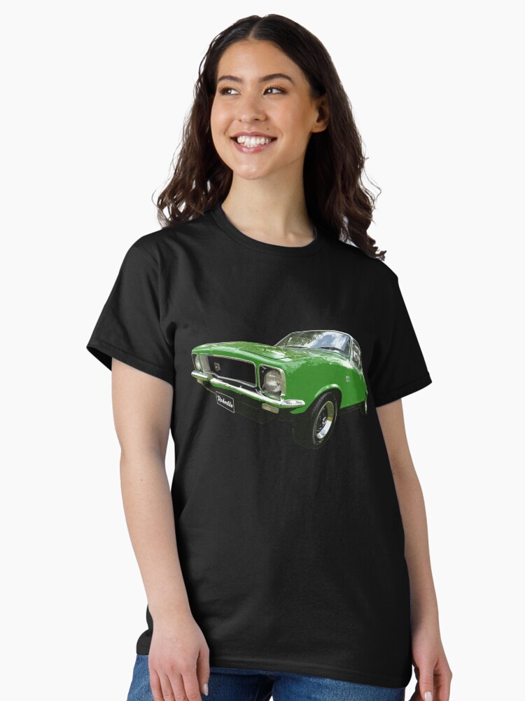 Thumbnail 1 of 7, Classic T-Shirt, Holden LJ Torana Green - Side designed and sold by radestilo.