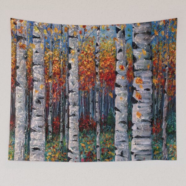 Item preview, ASPEN FALL with Palette Knife painted for Mark designed and sold by Rocky Mountain Artistry.